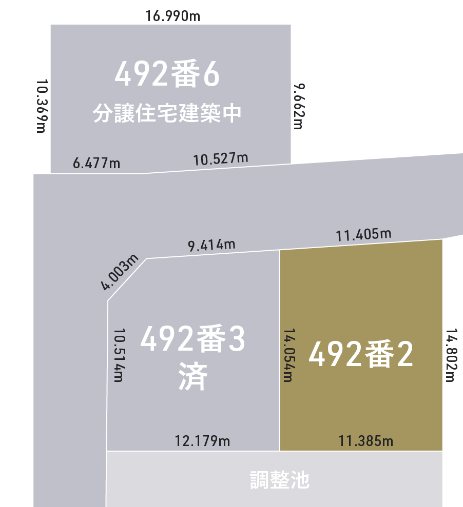 白山市笠間町注文住宅用地