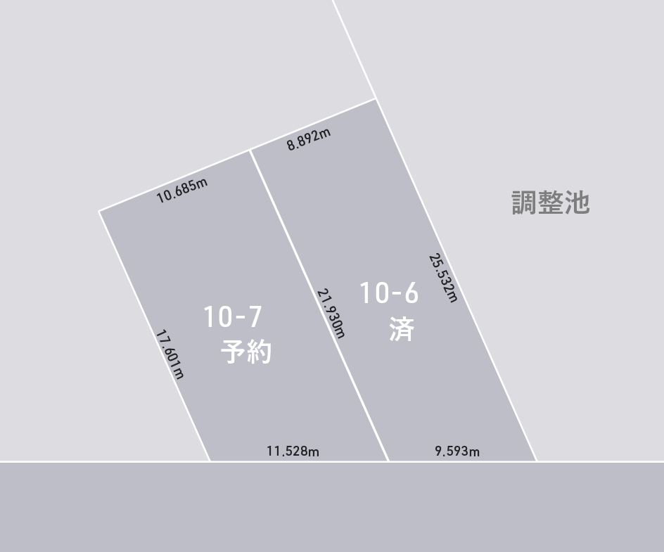 白山市北安田南部地区土地区画整理地内仮換地10街区